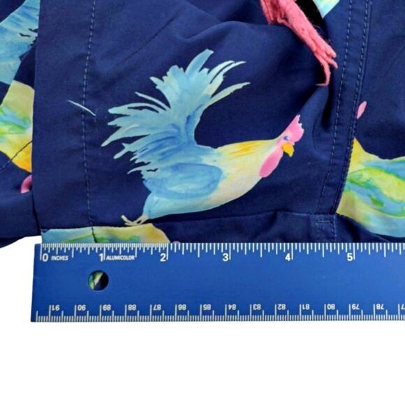 Chubbies Mens SMALL Fowl Plays Rooster 5.5" Inseam Swim Trunks Lined Shorts - Picture 6 of 7
